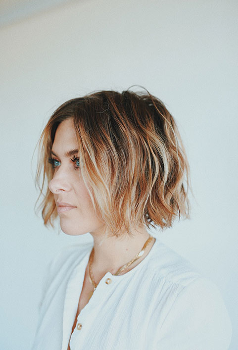 woman with great hair style